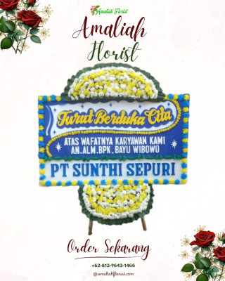 Papan Bunga Duka di Siantan Utara
