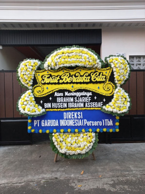 Papan Bunga Duka di Siantan Utara