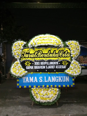 Papan Bunga Duka di Siantan Utara